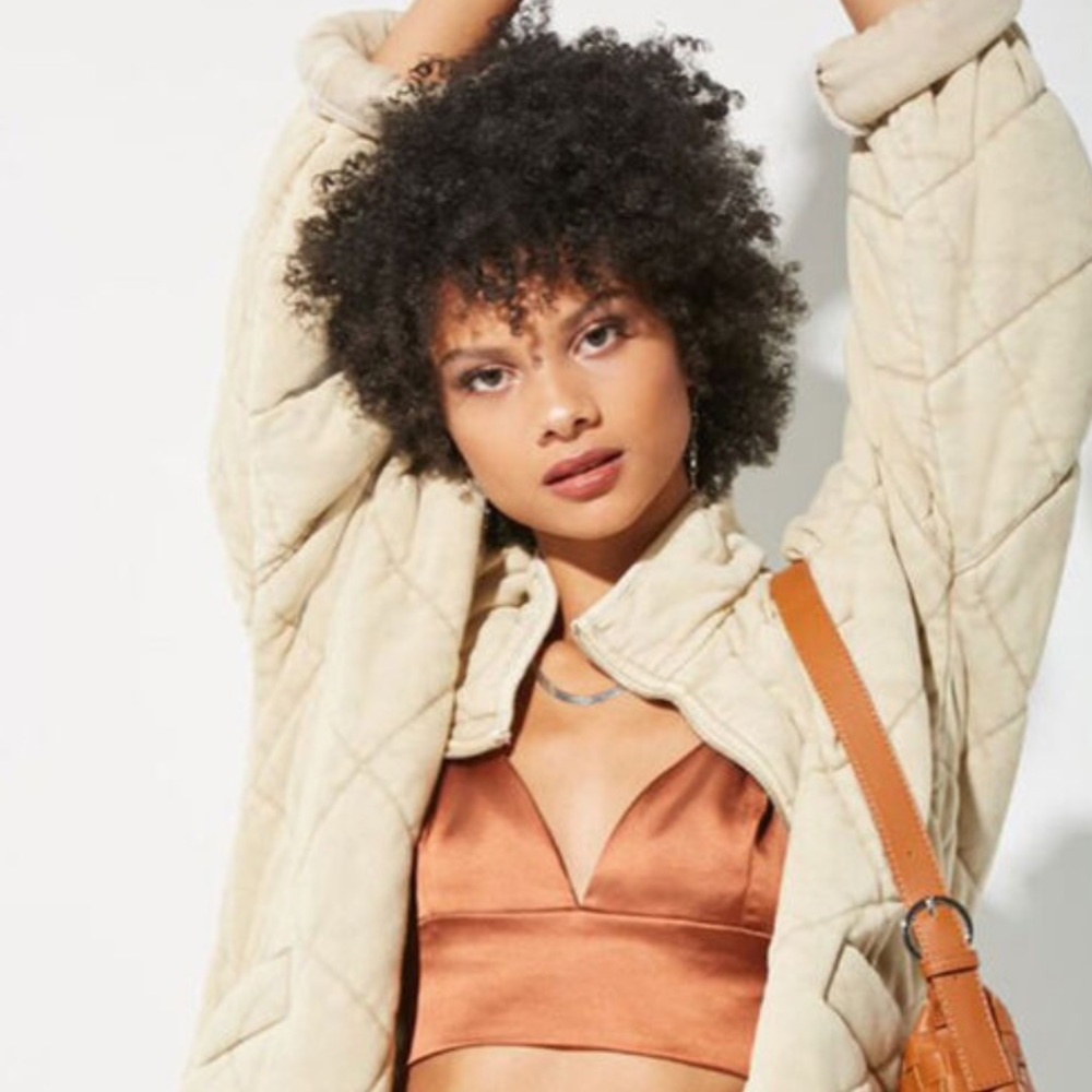 Quilted Zip-Up Jacket